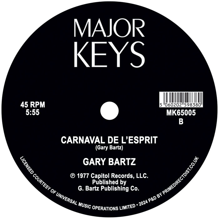 Gary Bartz - Music Is My Sanctuary / Carnaval De L'Esprit
