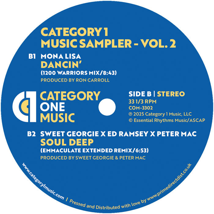 Terry Dexter / Ron Carroll / Ed Ramsay / Eric Kupper - Category 1 Music Sampler - Vol. 2
