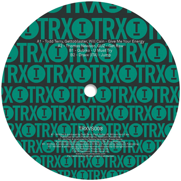 Todd Terry / Gettoblaster / Will Cain / Thomas Newson / GUZ / Qubiko / Draxx (ITA) - Toolroom Trax Sampler Vol. 8
