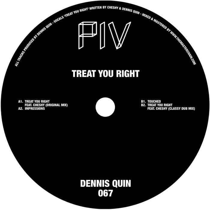 Dennis Quin - Treat You Right [Neon Green Vinyl]