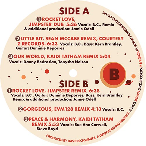 Detroit Rising Ft. Jimpster / Sean Mccabe / Kaidi Tatham / EVM128 - Rocket Love (Remixes)