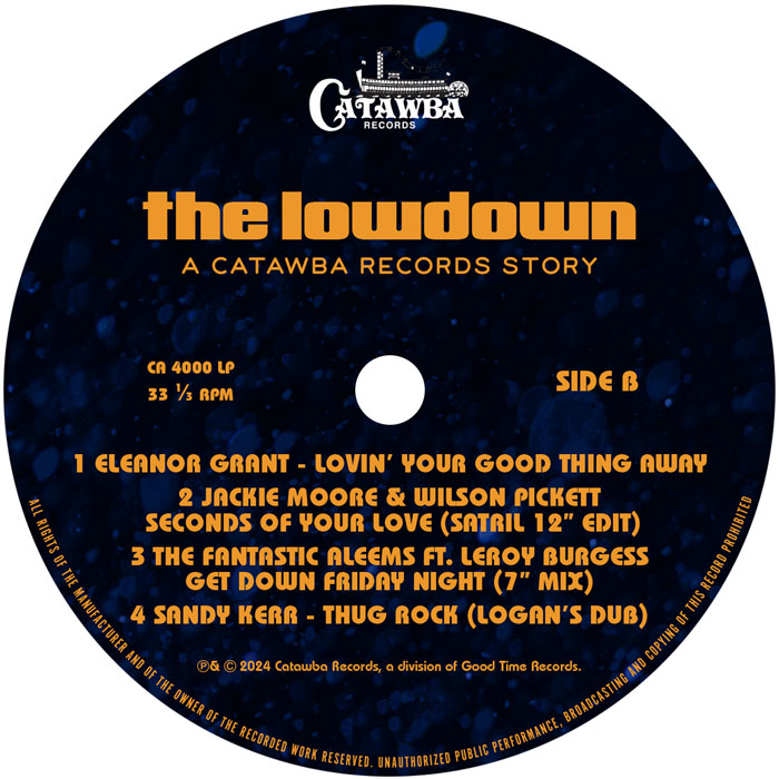 Maurice Starr, Eleanor Grant, Leon Moses, Dutch Robinson, Silk, Jackie Moore & Wilson Pickett, The Fantastic Aleems ft. Leroy Burgess, Sandy Kerr - The Lowdown: A Catawba Records Story [Orange Vinyl]