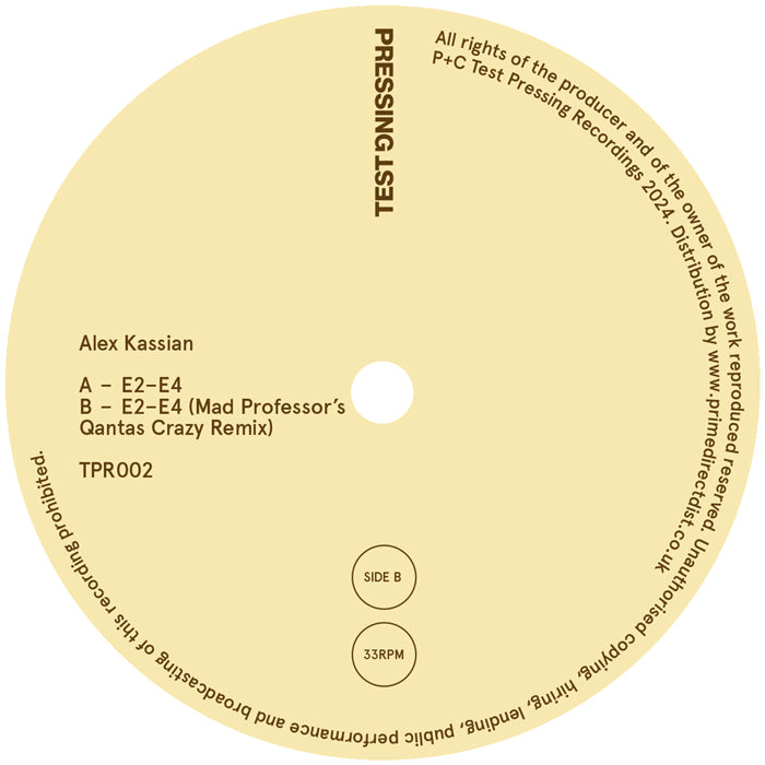Alex Kassian - E2–E4 (With Mad Professor Remix)