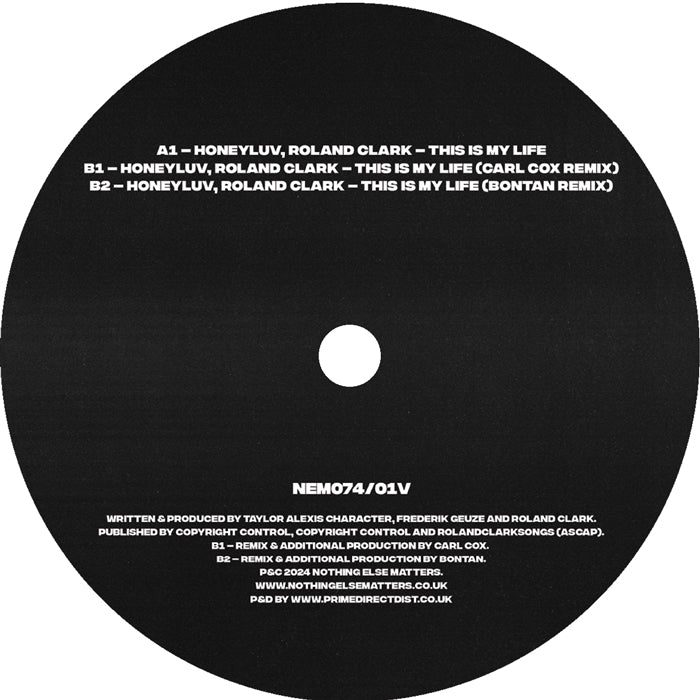 HoneyLuv / Roland Clark - This Is My Life