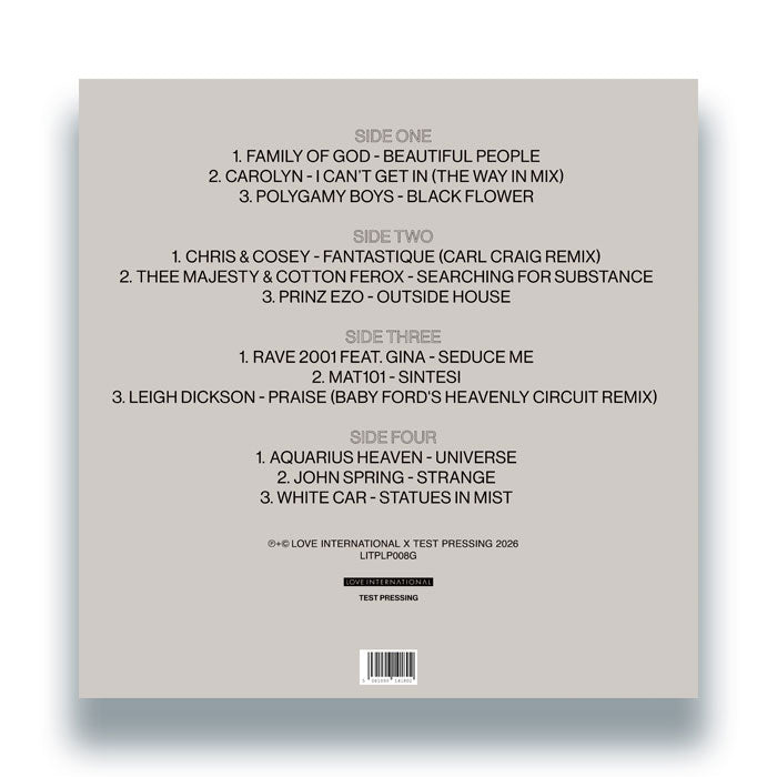 Ivan Smagghe presents…Various Artists - The Sound of Love International #008 [Transparent Green Vinyl]