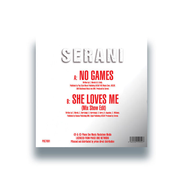 Serani  - No Games [7" Red Vinyl]