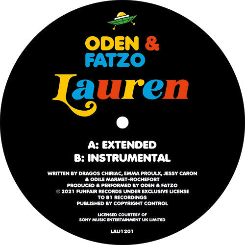 Oden & Fatzo - Lauren [Blue Vinyl]