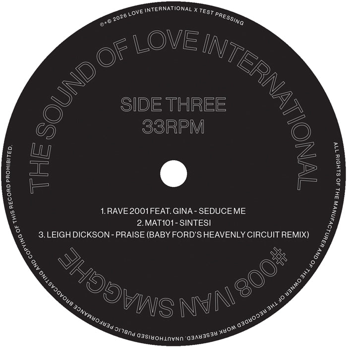 Ivan Smagghe presents…Various Artists - The Sound of Love International #008 [Transparent Green Vinyl]