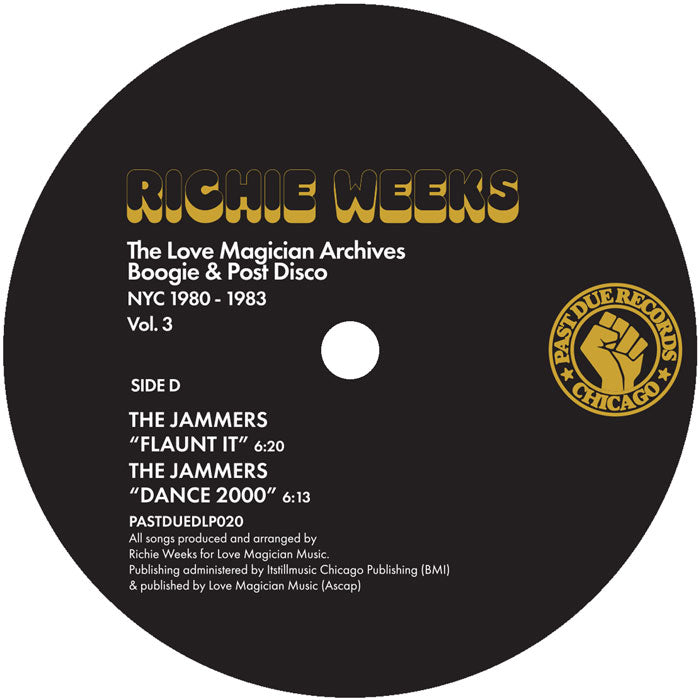 Richie Weeks - The Love Magician Archives. Boogie & Post Disco. NYC 1980 – 1983 Vol.3 [2LP]