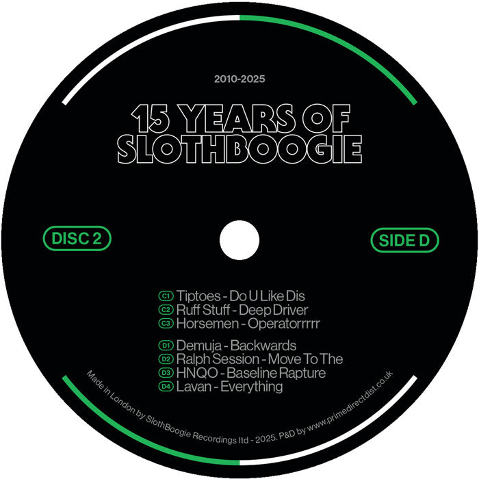 The Revenge / Intr0beatz / Joe Cleen / Casino Times - 15 Years Of SlothBoogie [2LP]