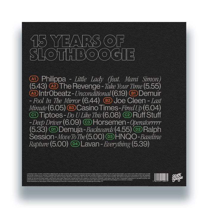 The Revenge / Intr0beatz / Joe Cleen / Casino Times - 15 Years Of SlothBoogie [2LP]