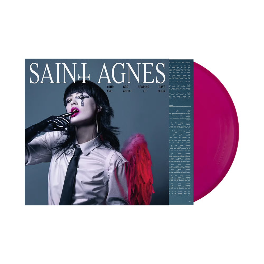 Saint Agnes - Your God Fearing Days Are About To Begin [Transparent Magenta coloured vinyl]