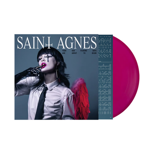 Saint Agnes - Your God Fearing Days Are About To Begin [Transparent Magenta coloured vinyl]
