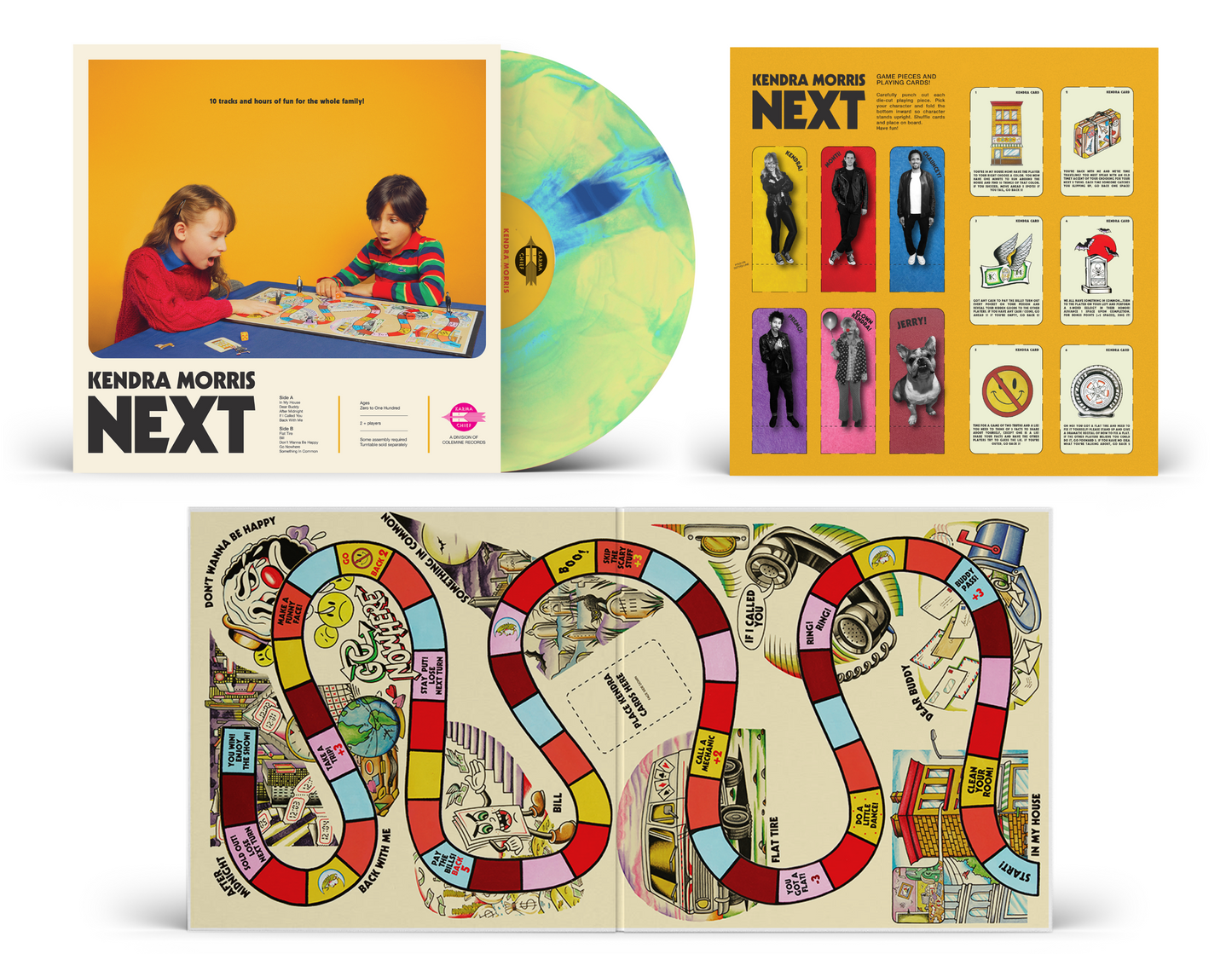 Kendra Morris - Next [Blue & Yellow Galaxy Swirl Vinyl]
