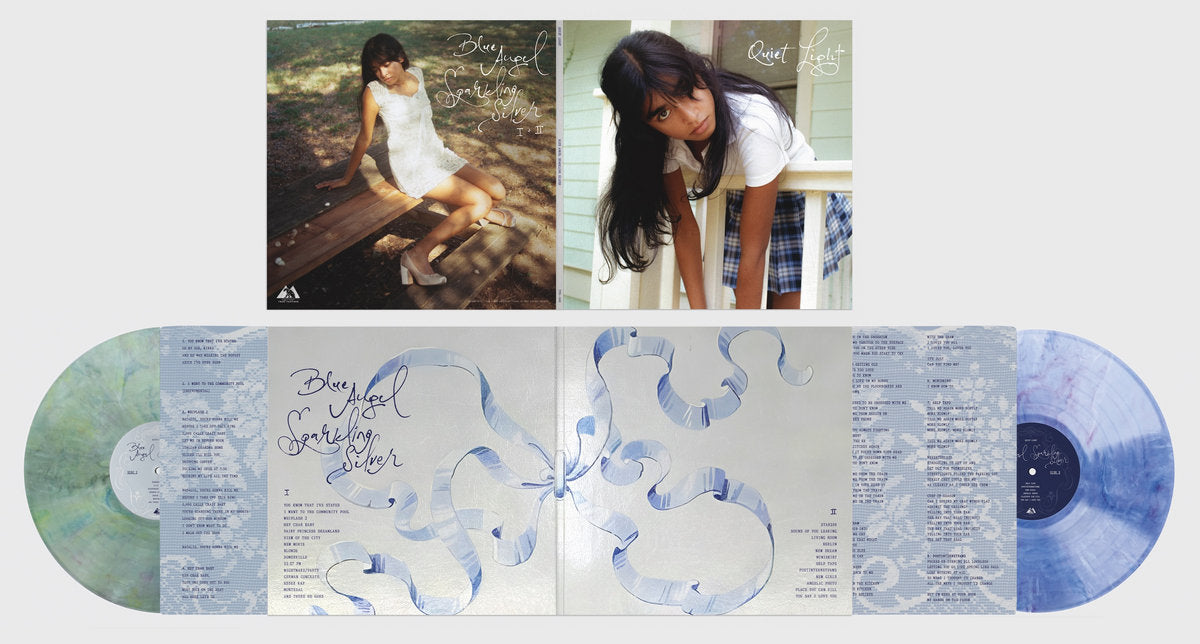 Quiet Light - Blue Angel Sparkling Silver 2 [Marbled green and marbled blue 2LP]