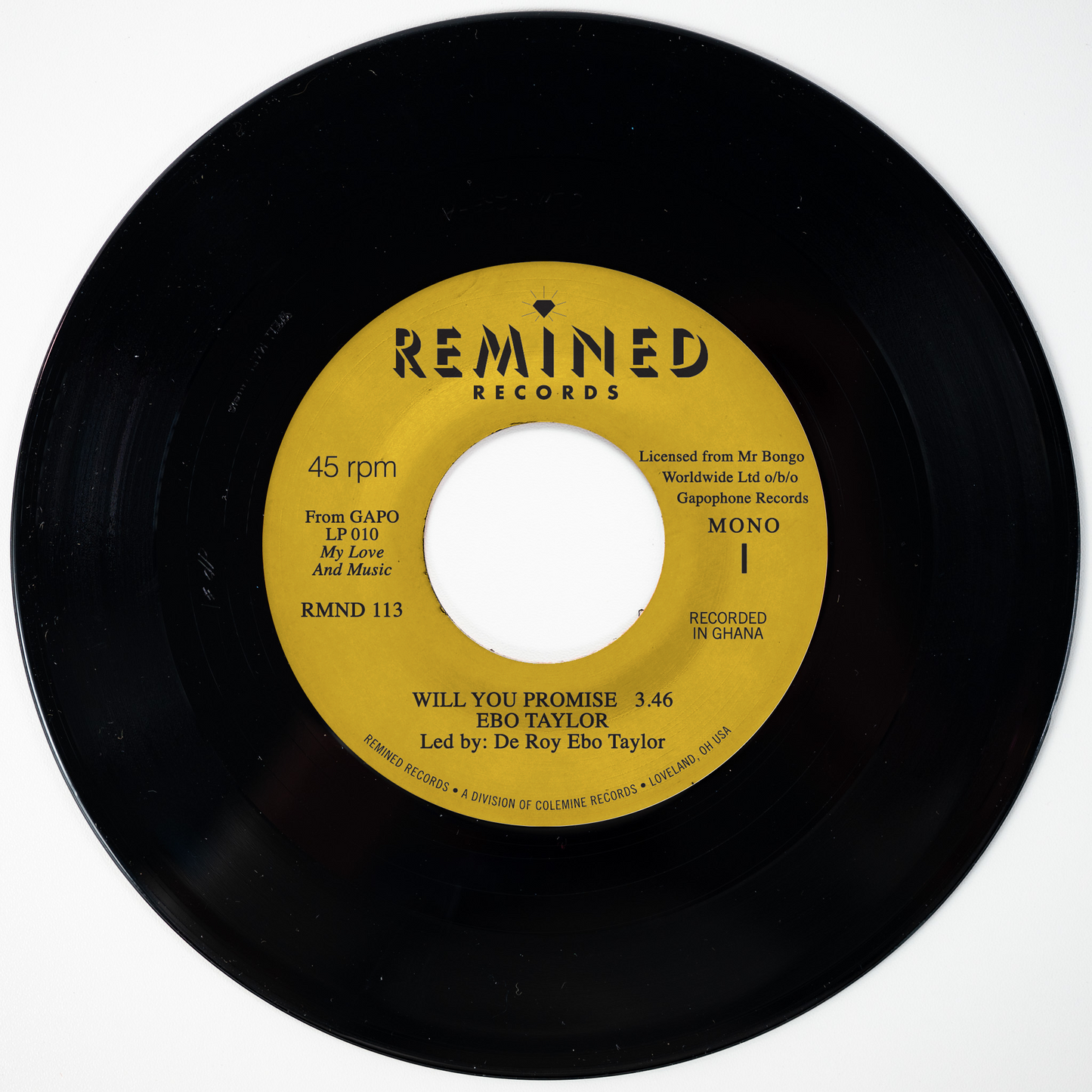 Ebo Taylor - Will You Promise / Maye Omama [7" Single]