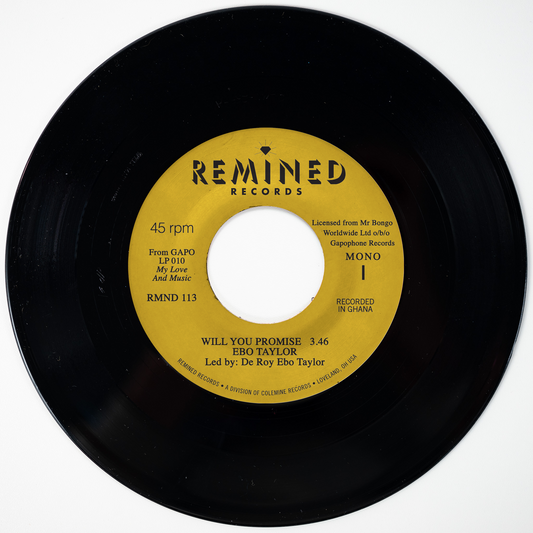 Ebo Taylor - Will You Promise / Maye Omama [7" Single]