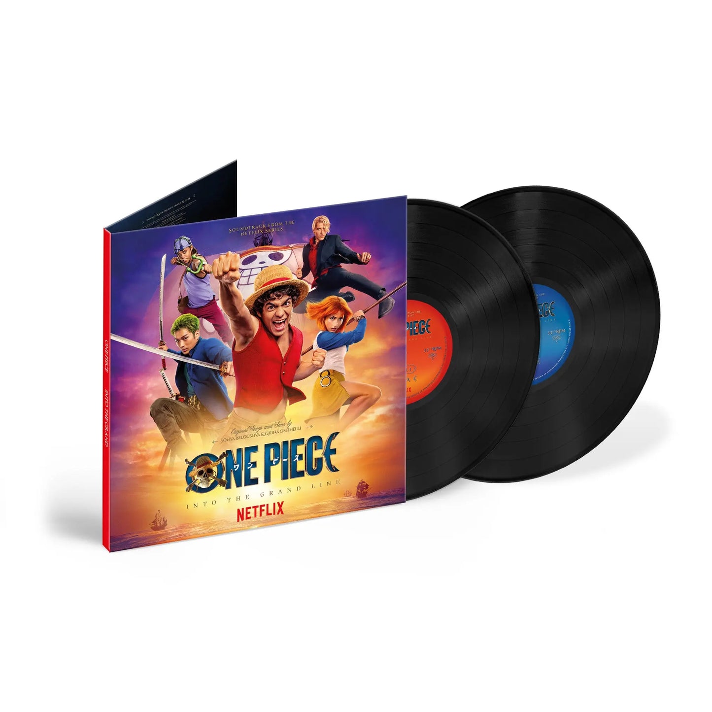 Sonya Belousova & Giona Ostinelli - One Piece: Into the Grand Line (Soundtrack from the Netflix Series) [2LP Double Gatefold Black Vinyl]