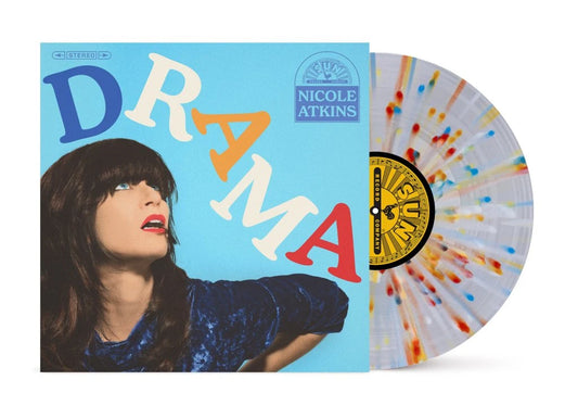 Nicole Atkins - Drama [Translucent clear with red/blue/yellow splatter]