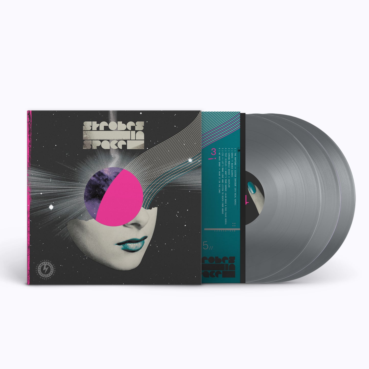 Various Artists - Strobes in Space (Indie Sleaze, Nu Rave & Future Disco 2000-2009) [3LP Silver]