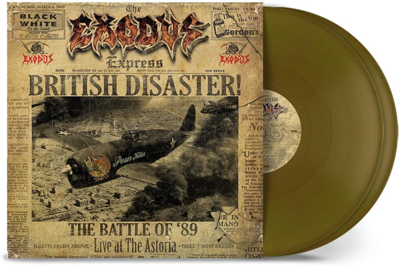 Exodus - British Disaster: The Battle of '89 (Live At The Astoria) [2LP Gold Vinyl]