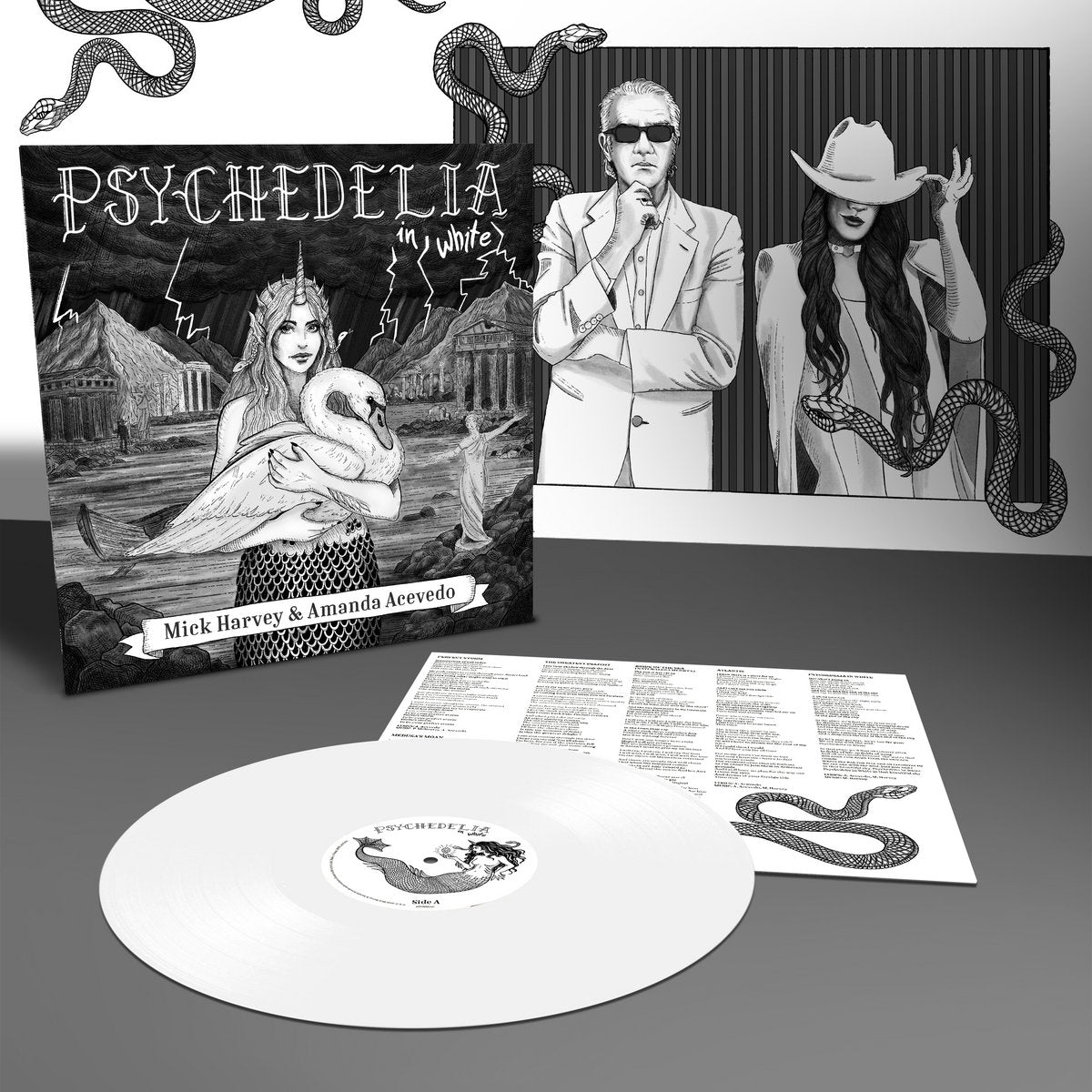 Mick Harvey & Amanda Acevedo - Psychedelia in White [White vinyl]