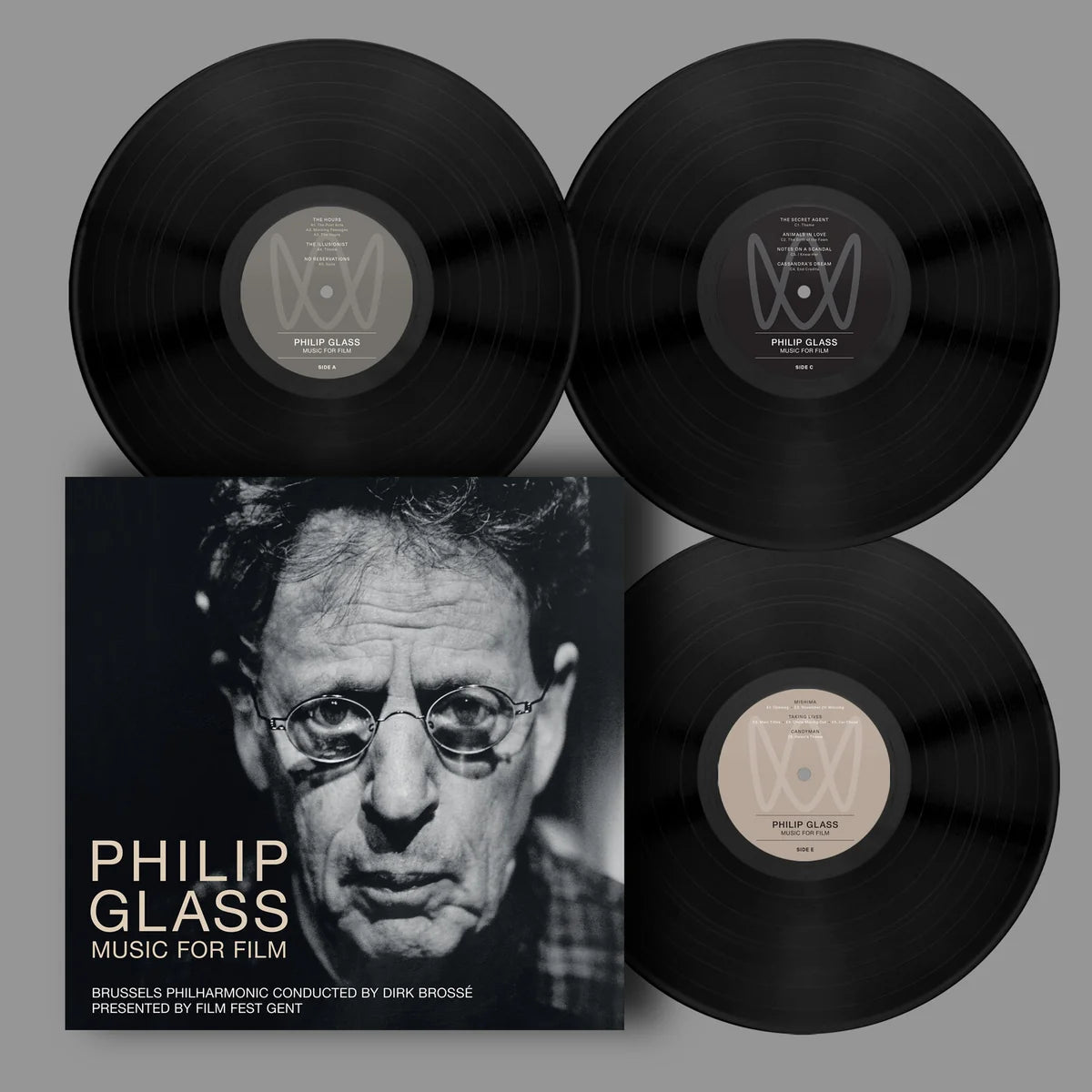 Brussels Philharmonic & Dirk Brosse - Philip Glass - Music for Film [BXSET 3LP set]