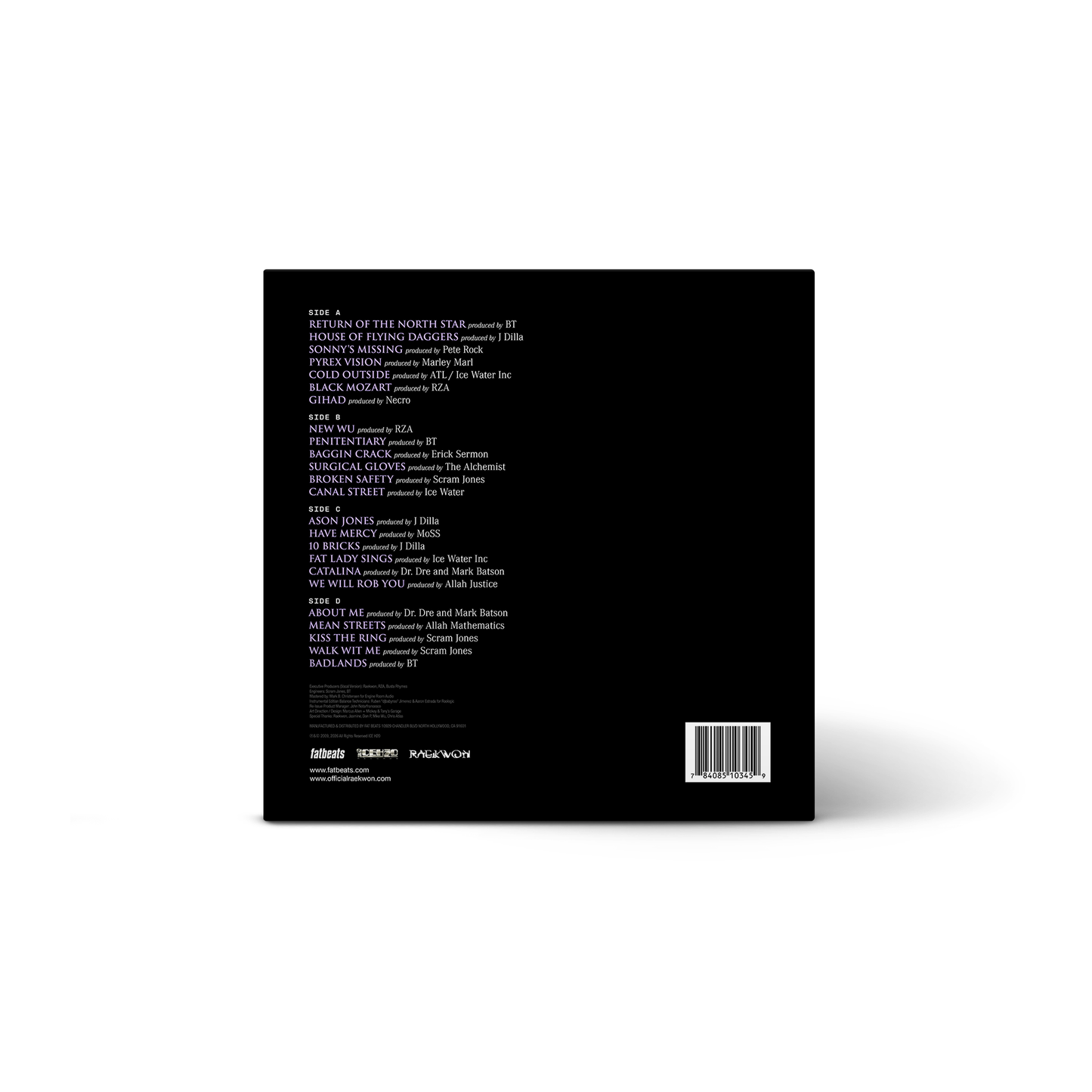 Raekwon - Only Built 4 Cuban Linx... Pt. II - THE INSTRUMENTALS, Shaolin Noir Edition [2LP]