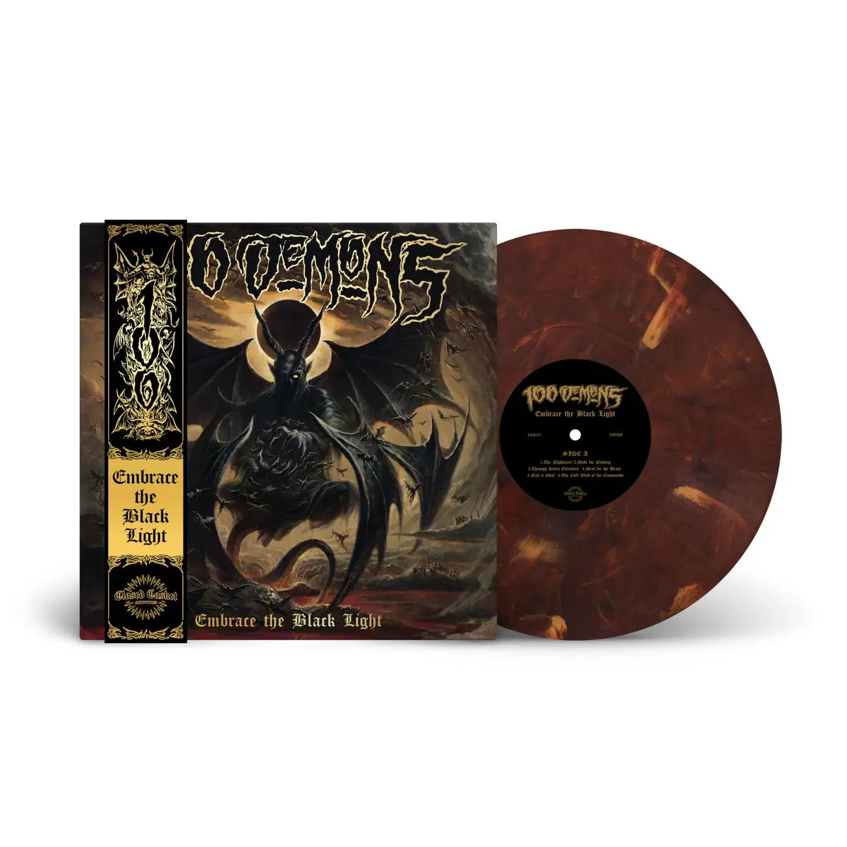 100 Demons - Embrace The Black Light [Spiritual Obliteration Marble Vinyl]