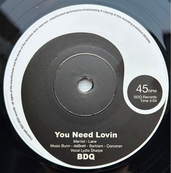 BDQ ft Lydia Sharpe – You need Lovin’ [7