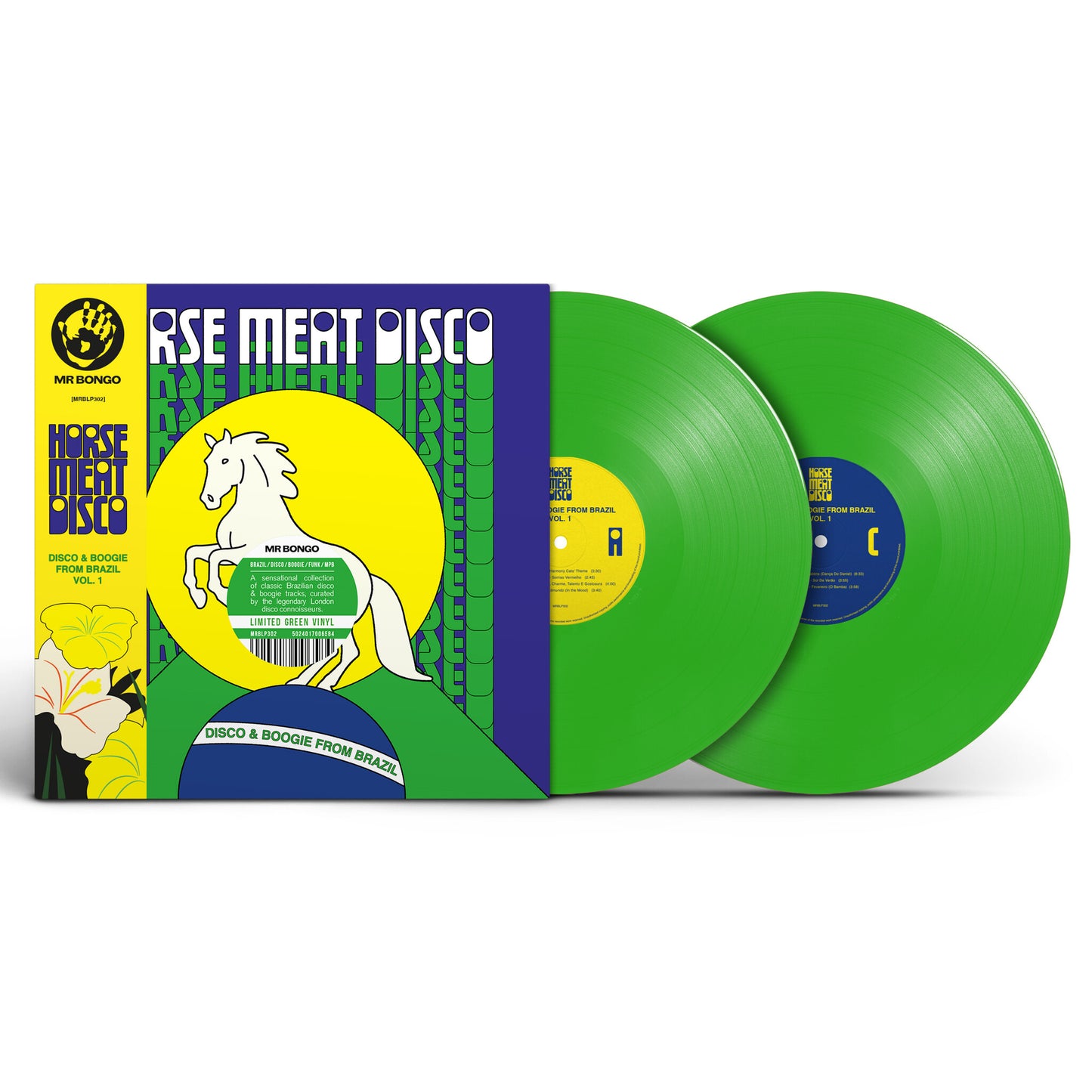 VARIOUS ARTISTS - HORSE MEAT DISCO PRESENTS: DISCO & BOOGIE FROM BRAZIL VOL.1. [2LP Green Vinyl]