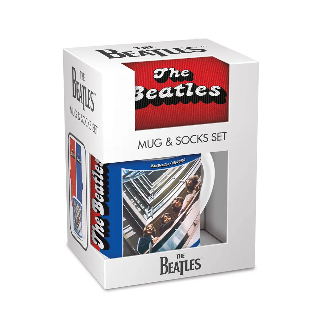 Beatles (Red And Blue) Mug & Sock Set