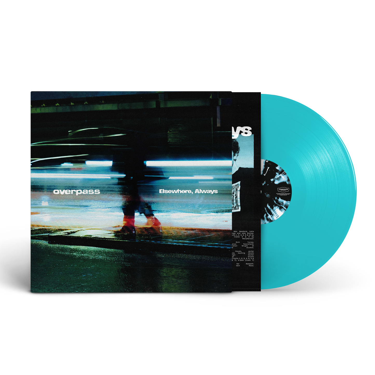 Overpass - Elsewhere, Always [blue transparent vinyl]