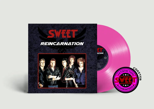Sweet - Reincarnation [pink coloured vinyl with coaster]