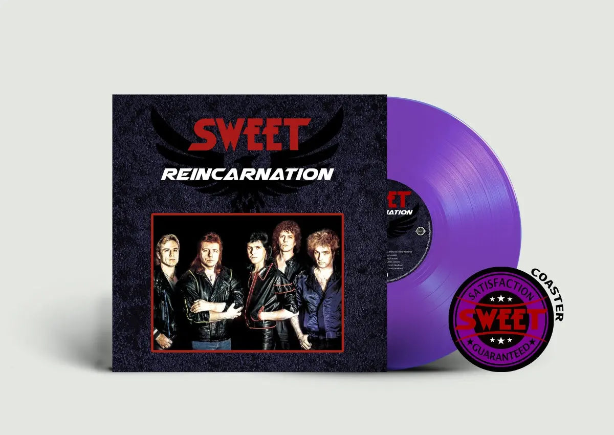 Sweet - Reincarnation [purple coloured vinyl with coaster]