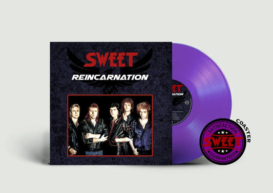 Sweet - Reincarnation [purple coloured vinyl with coaster]