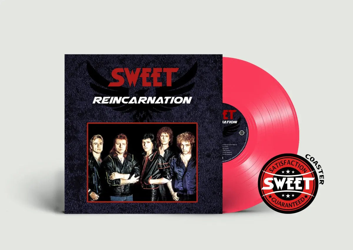 Sweet - Reincarnation [red coloured vinyl with coaster]