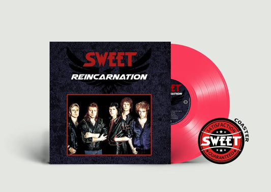 Sweet - Reincarnation [red coloured vinyl with coaster]