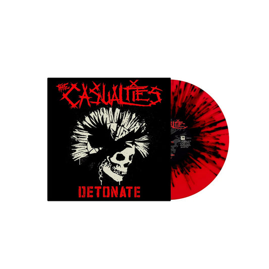 The Casualties - Detonate [Red with Black splatter LP]