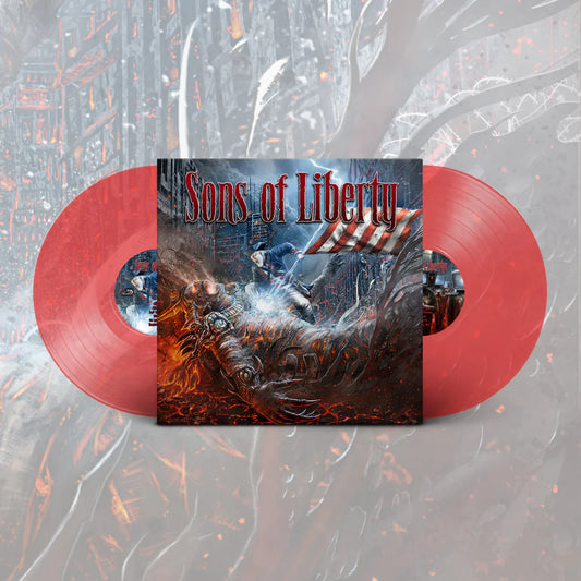 Jon Schaffer's Sons of Liberty - Thought Crimes (Volumes 1 & 2) [Double Transparent Red LP in Gatefold]