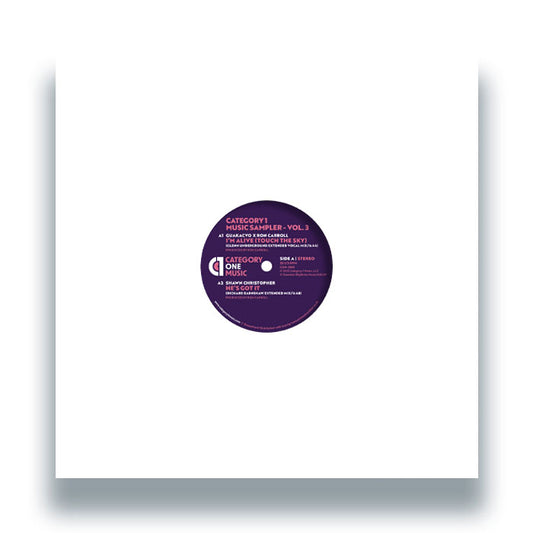 GU aka CVO x Ron Carroll / Shawn Christopher / Terry Dexter / Aires Adora - Category 1 Music Sampler - Vol. 3 - Dedicated To The Memory Of Ron Carroll
