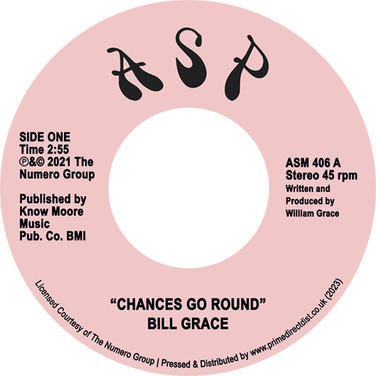 Bill Grace - Chances Go Round / Lonely [7" Vinyl] (RSD 2023)