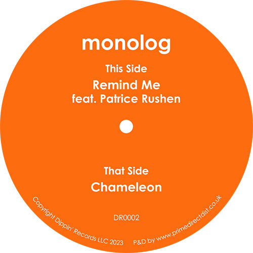 monolog Featuring Patrice Rushen - Remind Me / Chameleon [7" Vinyl]