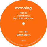monolog Featuring Patrice Rushen - Remind Me / Chameleon [7" Vinyl]