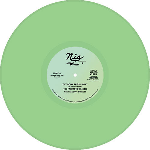 The Fantastic Aleems & Leroy Burgess - Get Down Friday Night (Special Re-Mix) / Get Down Friday Night (Vocal) [12" Coke Bottle Green Vinyl] (RSD 2023)