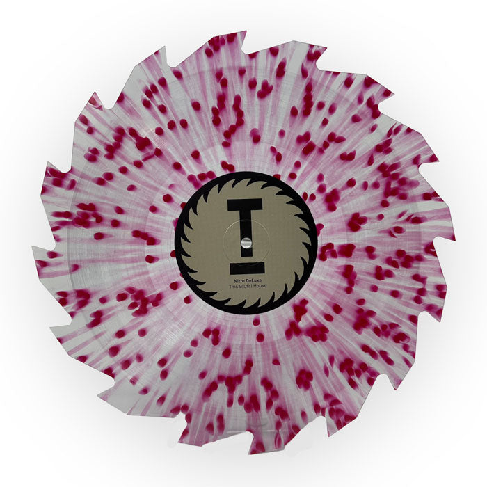Nitro Deluxe / Mark Knight - This Brutal House [Clear & Red Saw Tooth Shaped Splatter Vinyl]