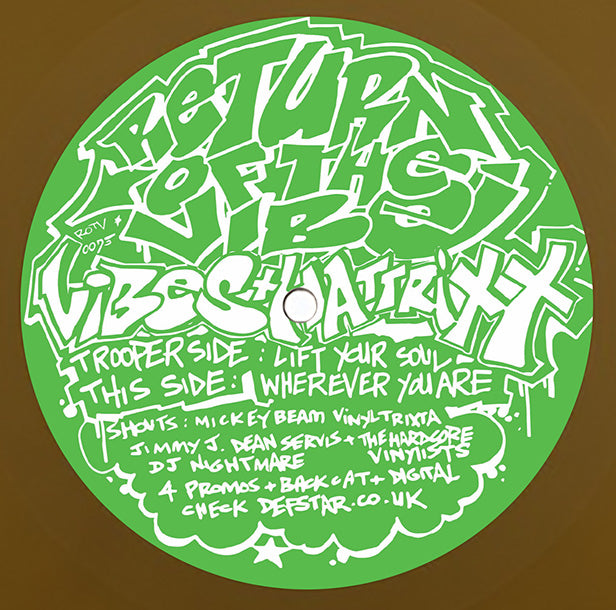 Vibes & Hattrixx - Lift Your Soul EP (Gold Coloured Vinyl Edition)