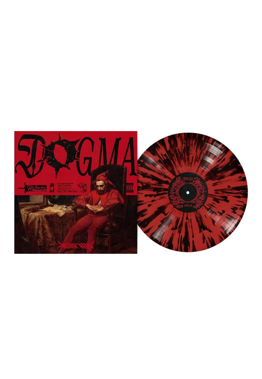 [Red, Black Splatter LP]