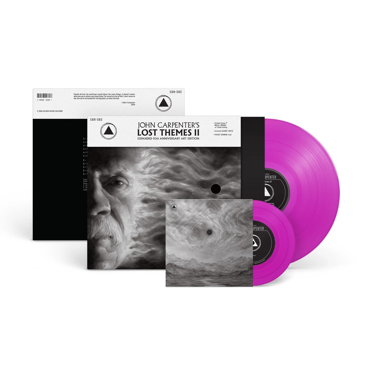 John Carpenter, Cody Carpenter, & Daniel Davies - Lost Themes II Expanded (10th Anniversary Art Edition)  [Neon Violet vinyl + 7"]