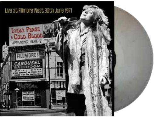 LYDIA PENSE AND COLD BLOOD - Live At The Fillmore West June 30. 1971 (Silver Vinyl)